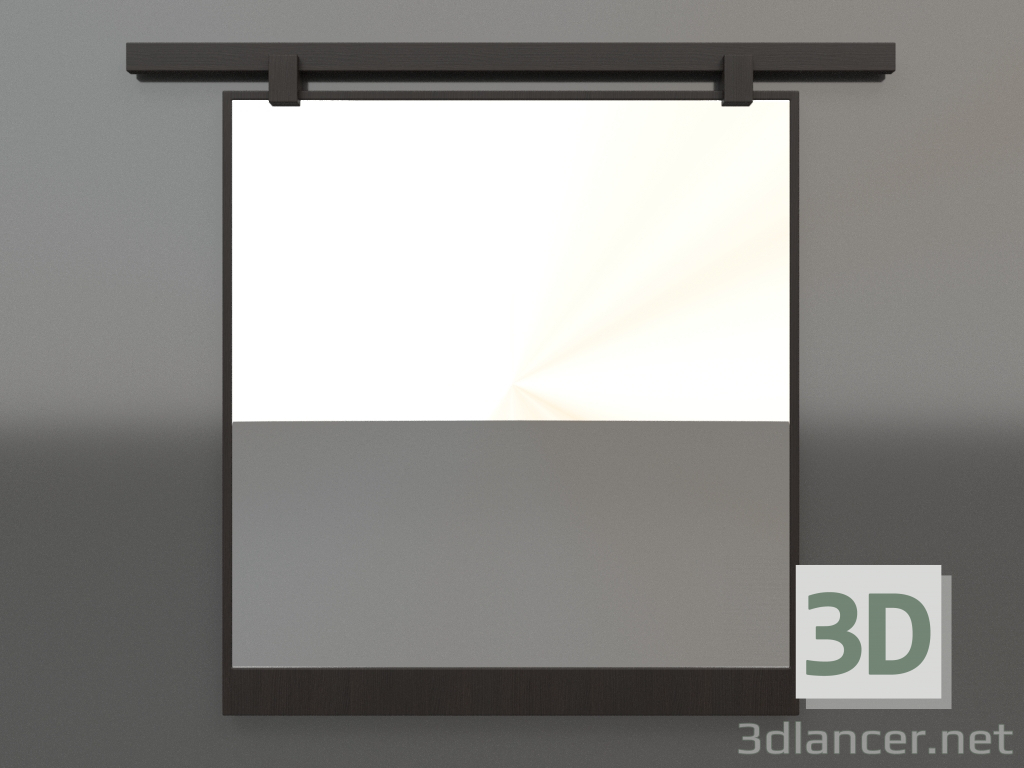modèle 3D Miroir ZL 13 (800x700, bois marron foncé) - preview