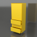 3d model Chest of drawers TM 013 (open) (600x400x1500, luminous yellow) - preview