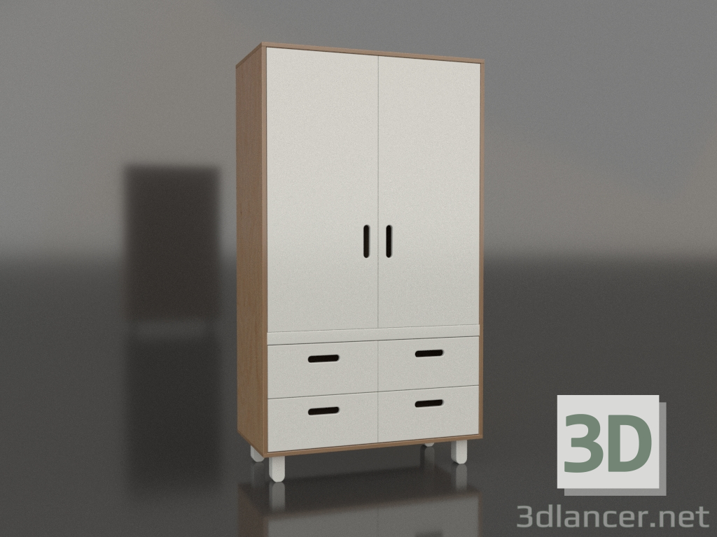 3d model Wardrobe closed TUNE HA (WWTHAA) - preview