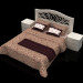3d Квітковий дизайн ліжка з узголів'ям Mobax-5198844 модель купити - зображення