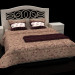 modèle 3D de Lit design floral avec tête de lit Mobax-5198844 acheter - rendu