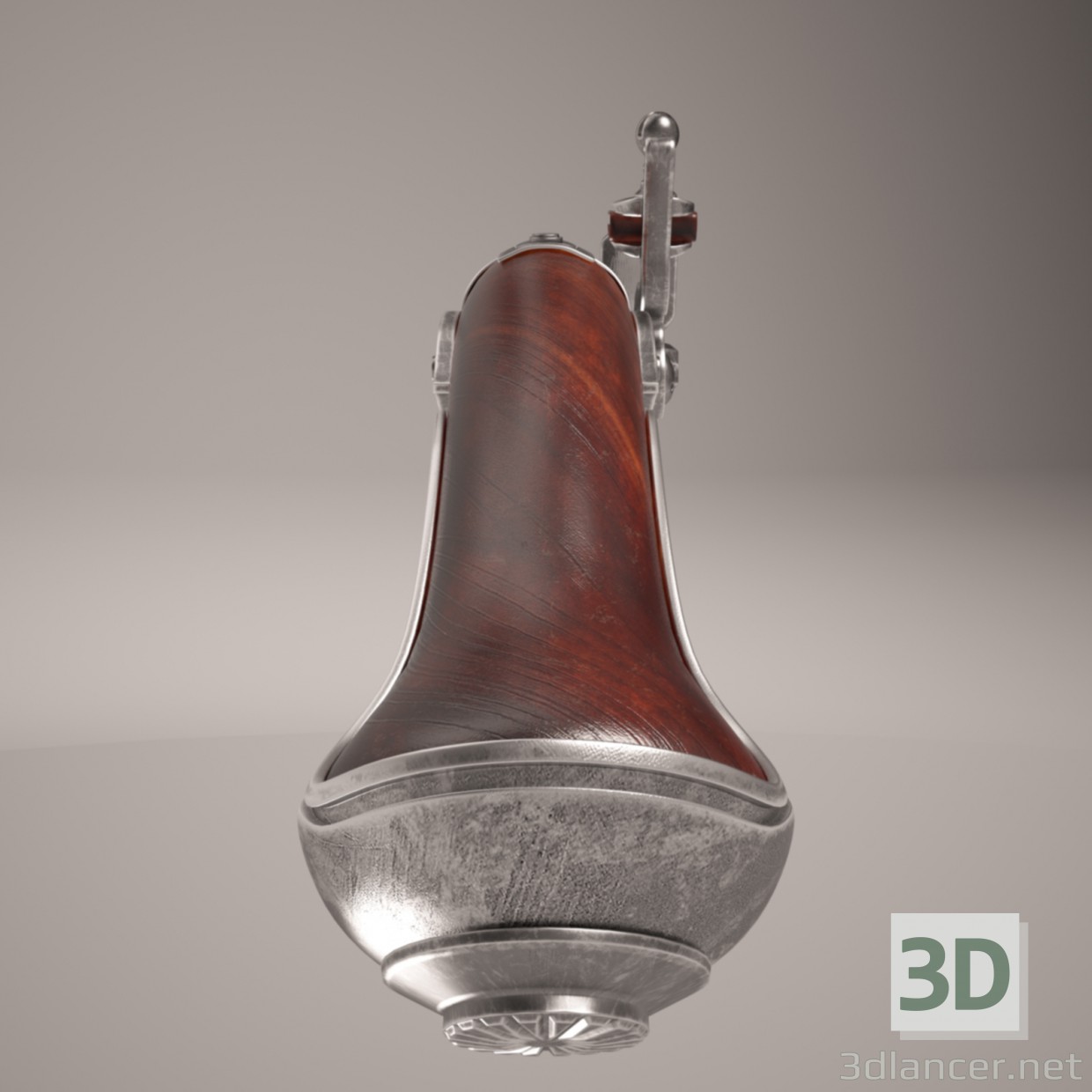 3d Silicon Pistoles. Flintlock zone II. model buy - render 3d Silicon Pistoles. Flintlock zone II. model buy - render