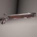 modello 3D di Fucile a pietra focaia pistole silicio zona II comprare - rendering