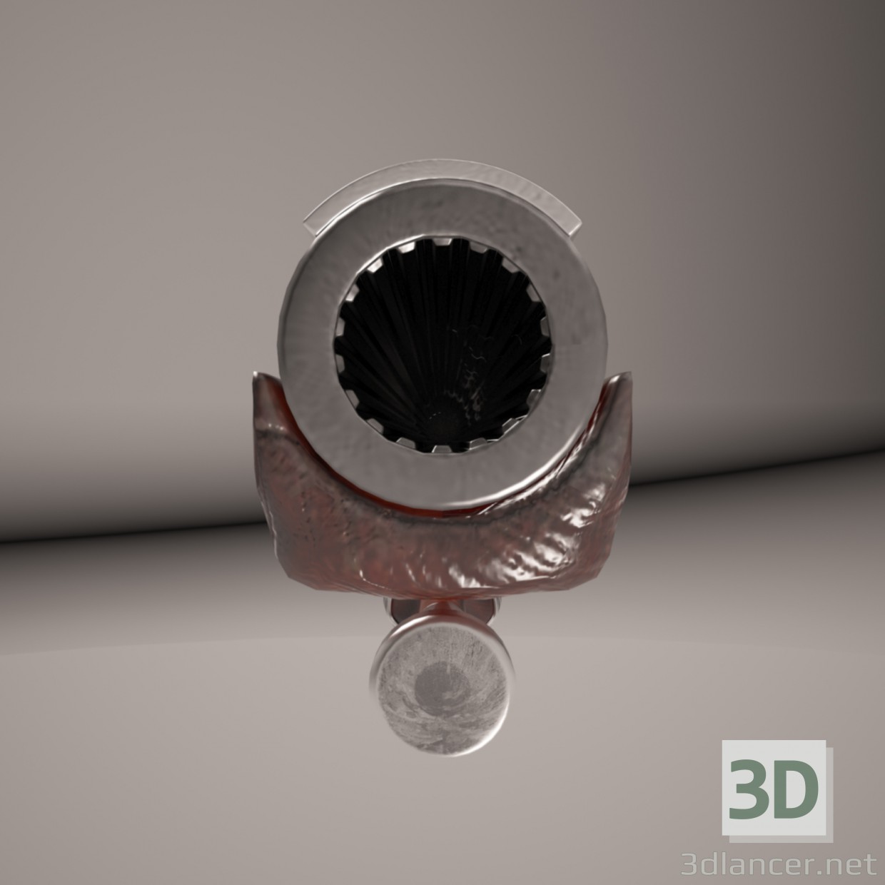 3d Silicon Pistoles. Flintlock zone II. model buy - render 3d Silicon Pistoles. Flintlock zone II. model buy - render