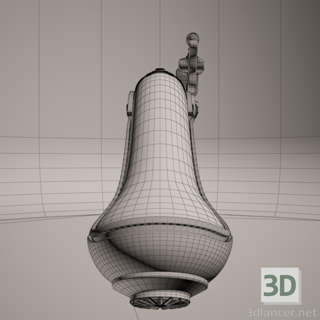 3d Silicon Pistoles. Flintlock zone II. model buy - render 3d Silicon Pistoles. Flintlock zone II. model buy - render