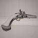 3d Кремниевый пистоль. Flintlock pistol. модель купить - ракурс