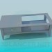 modello 3D Tavolino con cassetto - anteprima