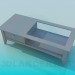 3d model Coffee table with drawer - preview