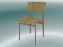 Loft Chair (Oak, Dusty Rose)