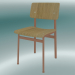 3d model Loft Chair (Oak, Dusty Rose) - preview