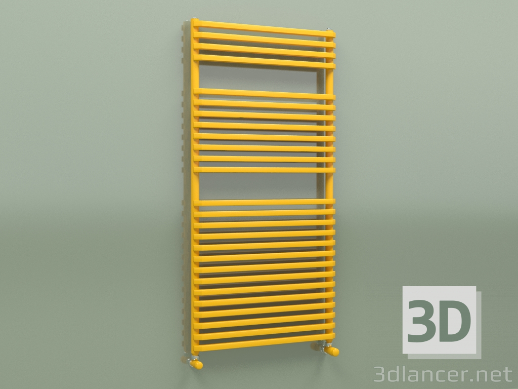 modello 3D Porta asciugamani NET (1200x600, giallo melone - RAL 1028) - anteprima