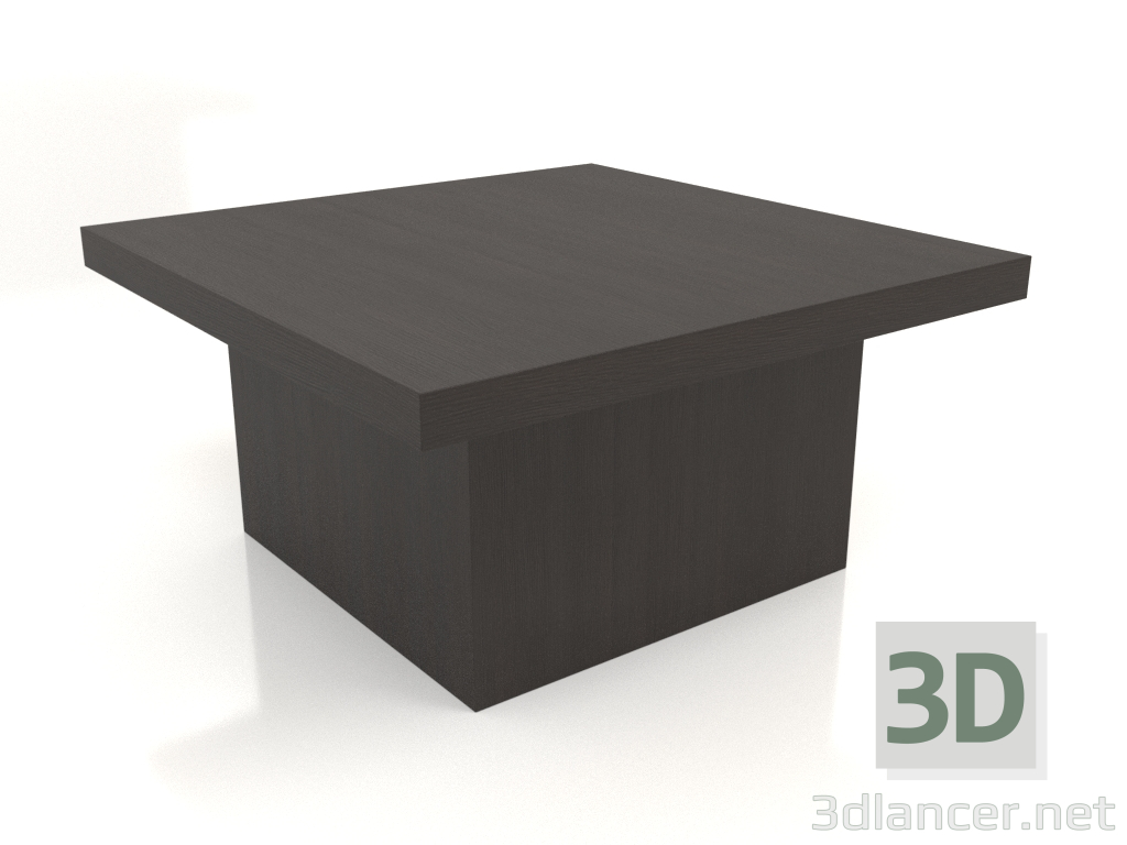 3d model Mesa de centro JT 10 (800x800x400, madera marrón oscuro) - vista previa