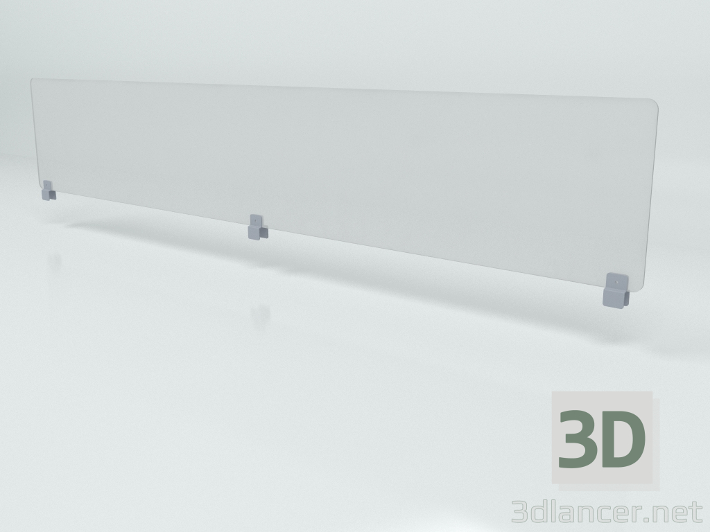 3D Modell Plexi-Erweiterung für PUX20-Bildschirme (1990x350) - Vorschau