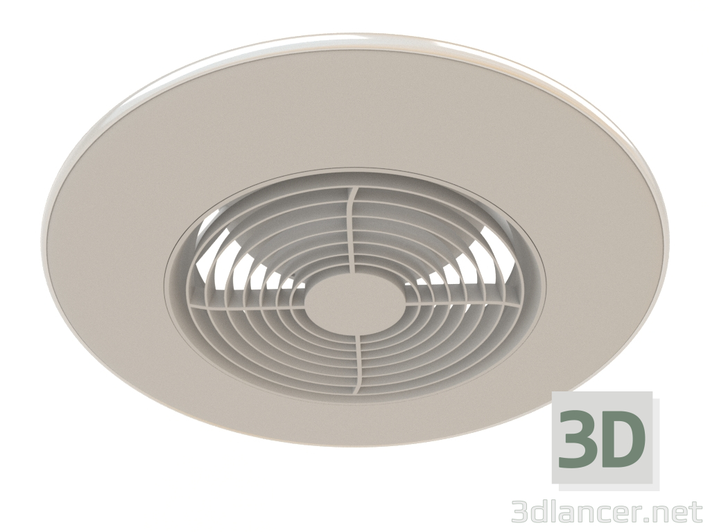 3D Modell Decken-Kronleuchter-Ventilator (6705) - Vorschau
