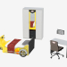 3D modeli Çocuk Moto Çocuklar için mobilya - önizleme
