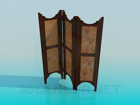 3d модель Ширма для переодевания | 2428 | 3dlancer.net