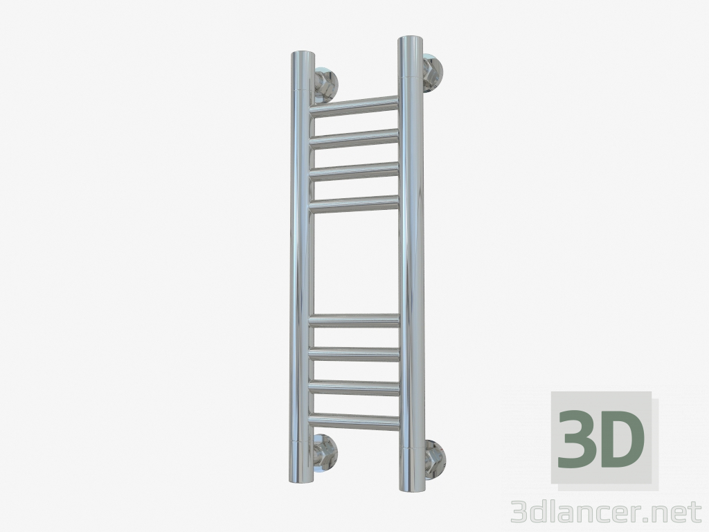 modèle 3D Porte-serviettes chauffant Bohemia + droit (500x150) - preview