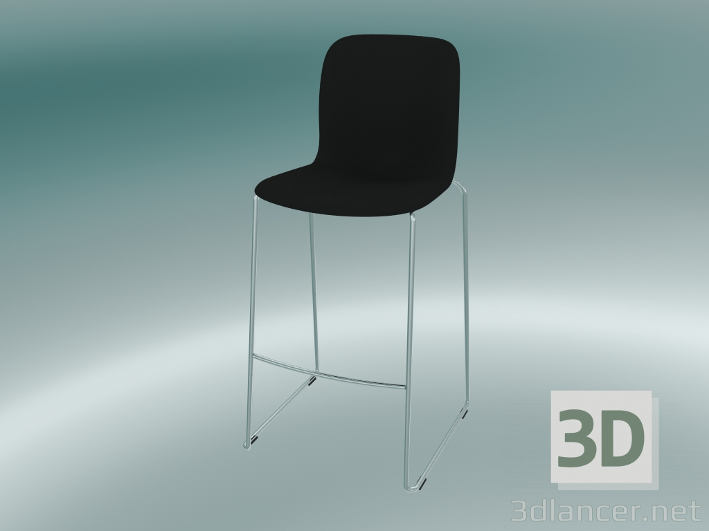 3d model Bar stool on a sled - preview