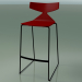 3d model Stackable Bar Stool 3704 (Red, V39) - preview