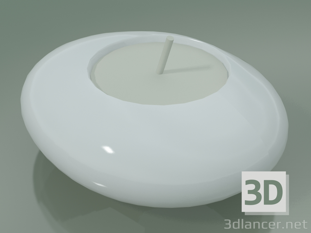 modello 3D Candeliere in porcellana (42271000) - anteprima