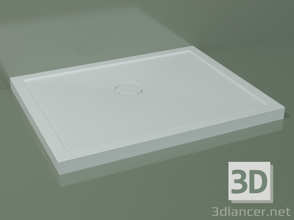 modello 3D Piatto doccia Medio (30UM0128, Glacier White C01, 100x80 cm) - anteprima