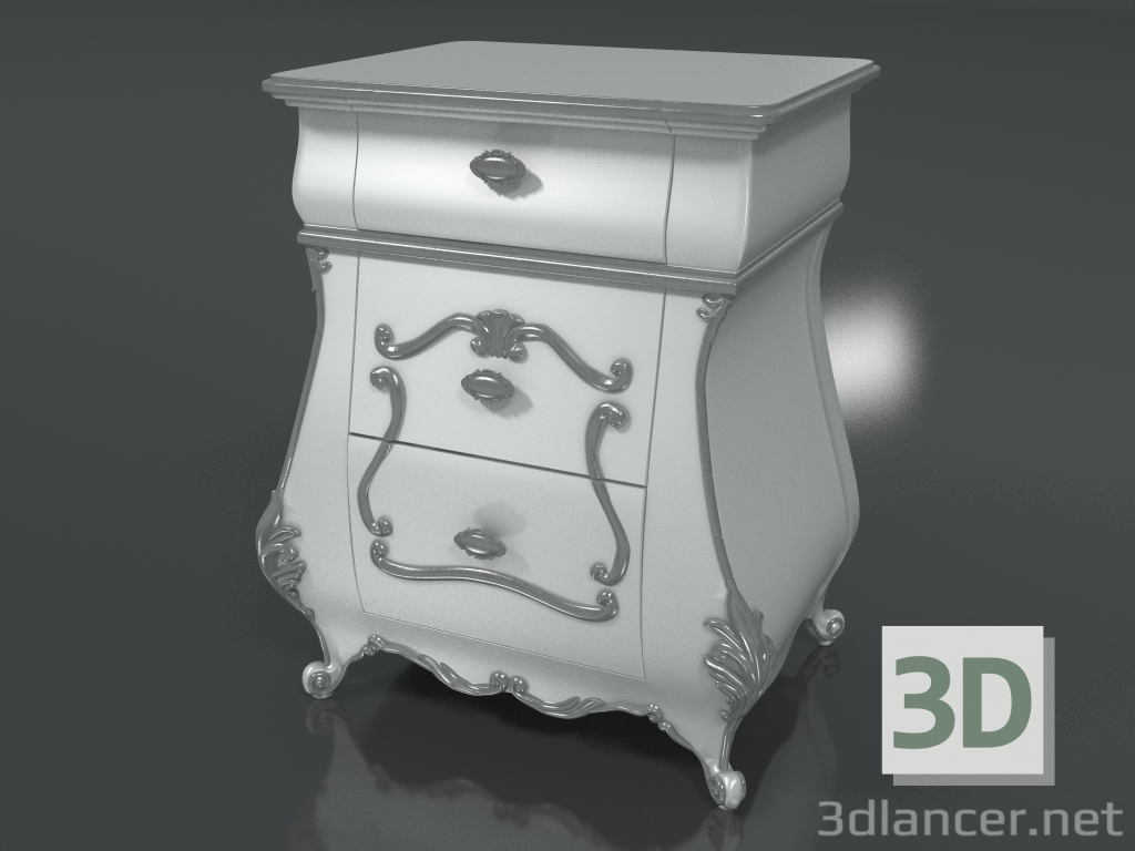3d model Bedside table (art. 11211) - preview