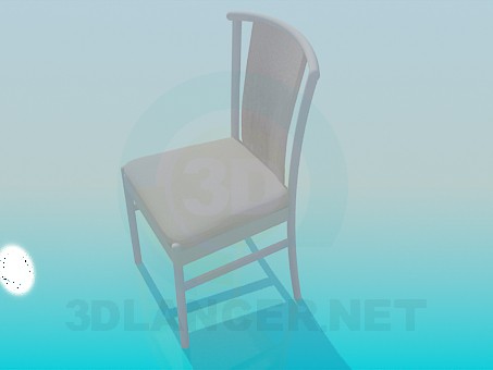 3d модель М'який стілець – превью 3d модель М'який стілець – превью