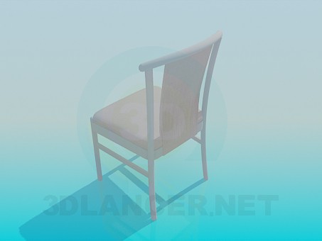 3d модель М'який стілець – превью 3d модель М'який стілець – превью