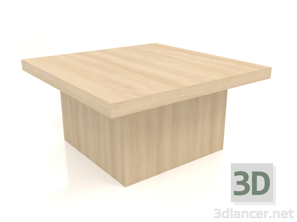 modello 3D Tavolino JT 10 (800x800x400, legno bianco) - anteprima
