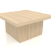 3 डी मॉडल कॉफी टेबल जेटी 10 (800x800x400, लकड़ी सफेद) - पूर्वावलोकन