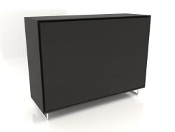 Chest of drawers TM 014 (1200x400x900, wood black)
