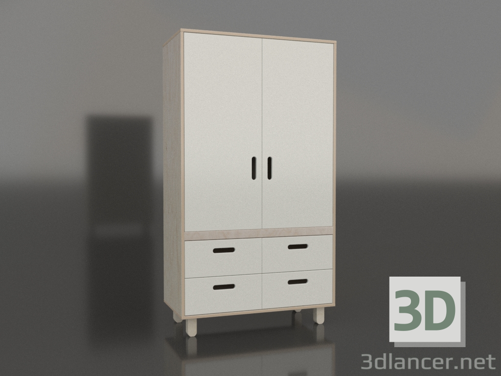 3d model Wardrobe closed TUNE HA (WNTHAA) - preview