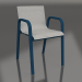 3d model Dining chair (Grey blue) - preview