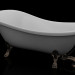 3d Классическая итальянская ванна Kerasan модель купить - ракурс