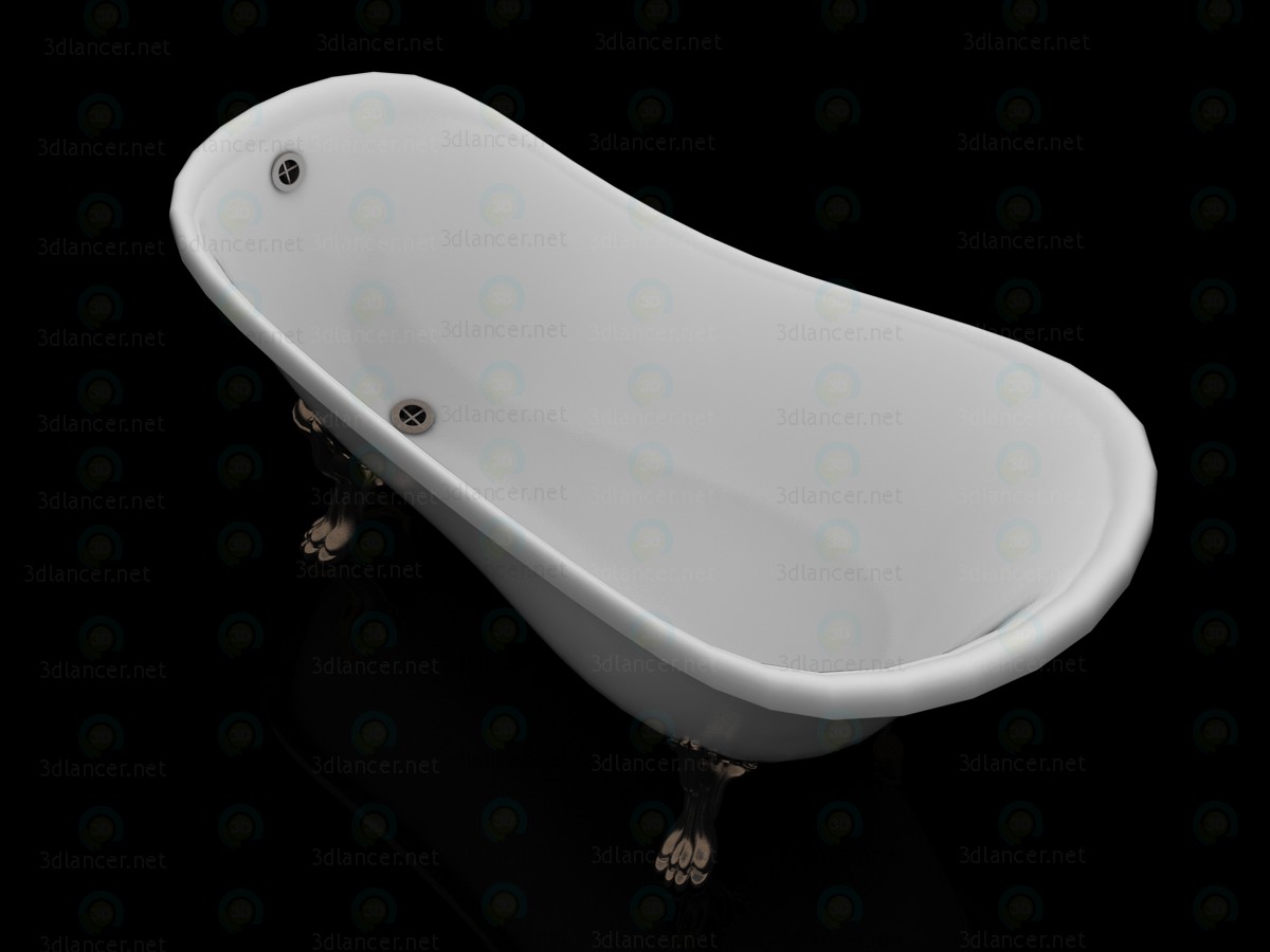 3d Classic Italian bath Kerasan model buy - render 3d Classic Italian bath Kerasan model buy - render
