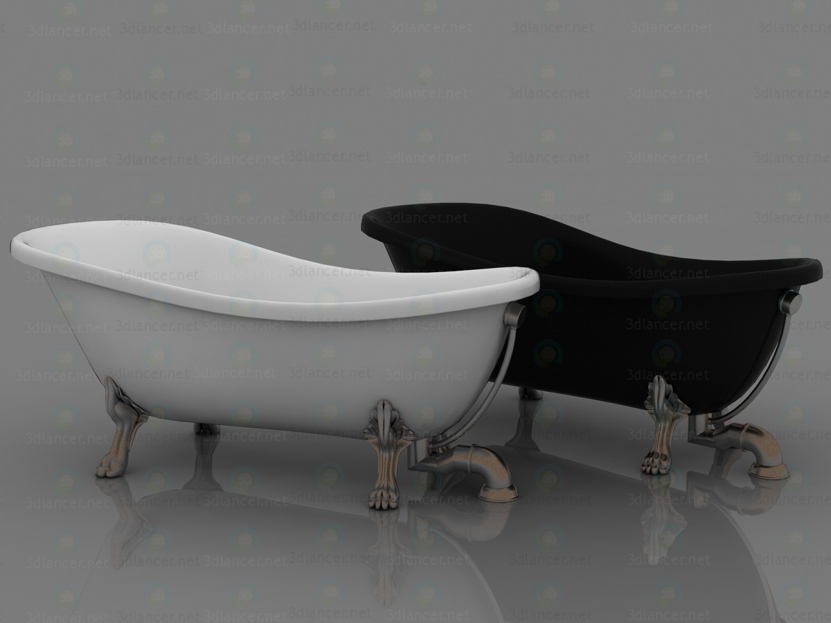 3d Classic Italian bath Kerasan model buy - render 3d Classic Italian bath Kerasan model buy - render