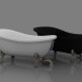 3d Classic Italian bath Kerasan model buy - render