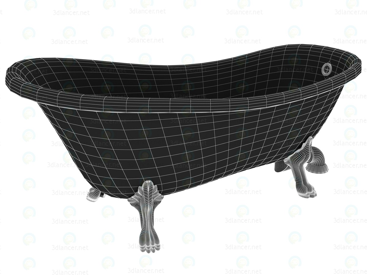 3d Classic Italian bath Kerasan model buy - render 3d Classic Italian bath Kerasan model buy - render