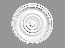 Стельова розетка R08 (38 x 38 x 4.2 - Ø 38 cm)