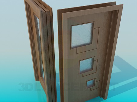 modelo 3D Puertas de interior - escuchar modelo 3D Puertas de interior - escuchar