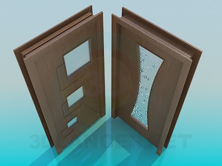 modelo 3D Puertas de interior - escuchar modelo 3D Puertas de interior - escuchar