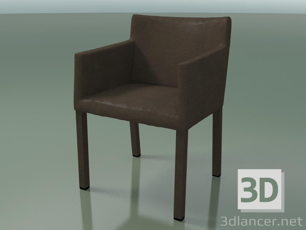 modèle 3D Fauteuil 0404 (avec rembourrage) - preview
