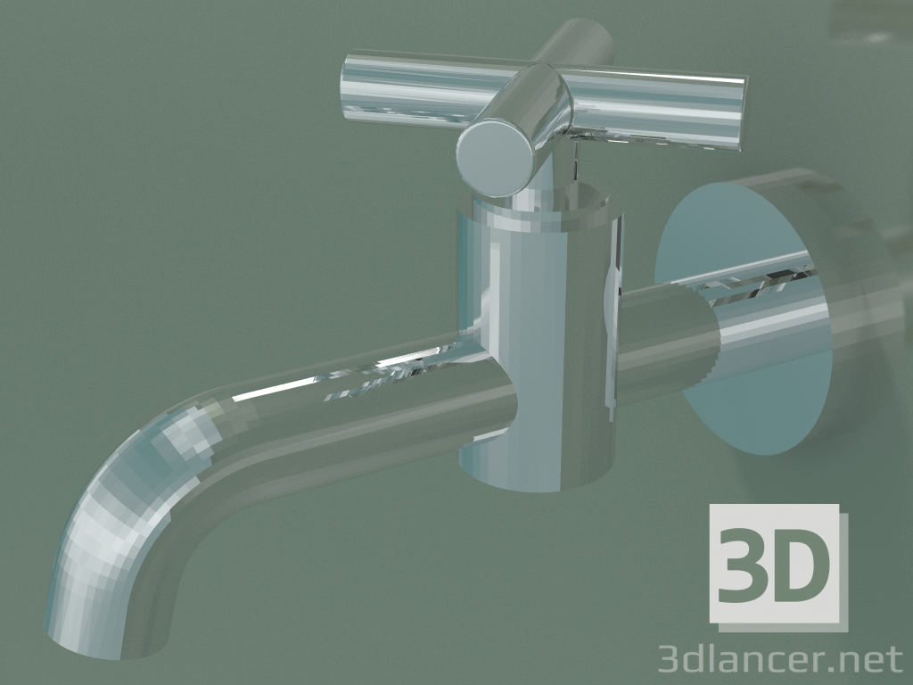 3D modeli Duvara monte soğuk su bataryası (30010892-000010) - önizleme
