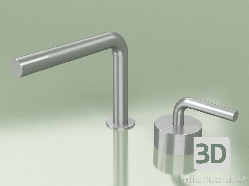3d model 2-hole hydro-progressive mixer with spout 143 mm high (14 31, AS) - preview