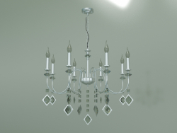 Hanging chandelier Telao 10110-8 (chrome-smoky crystal)