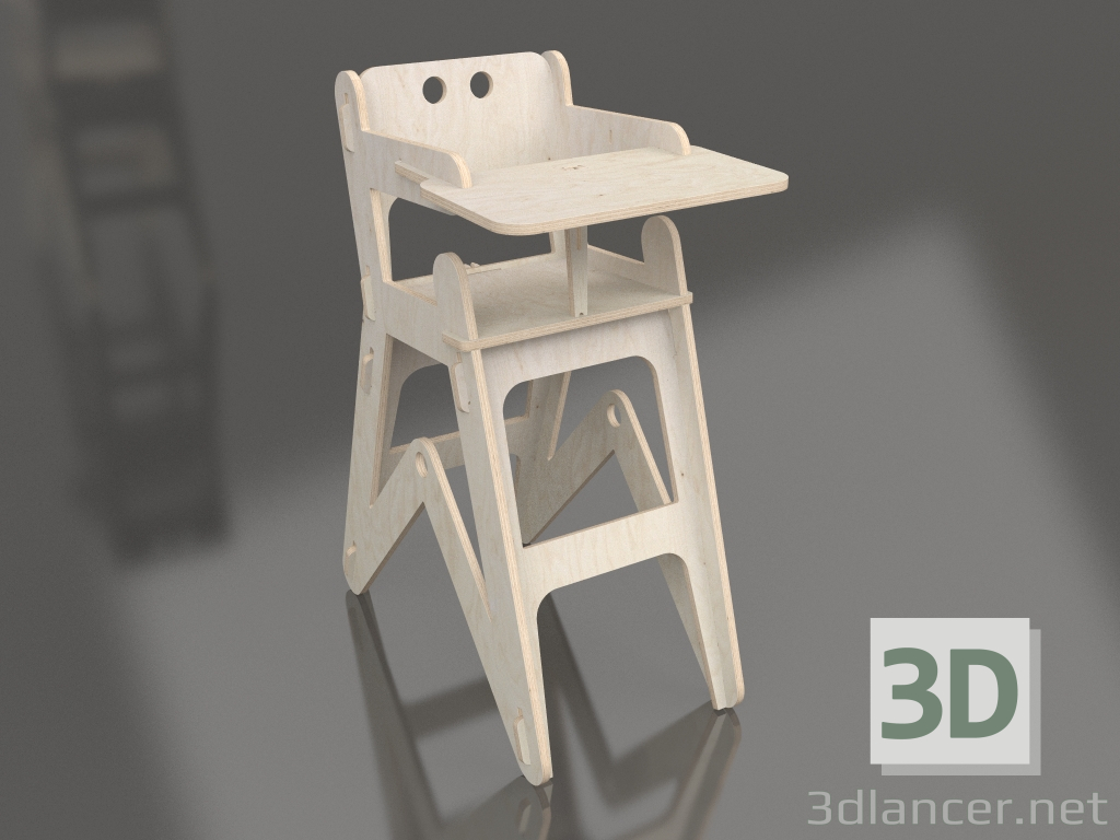 Modelo 3d Cadeira CLIC H (HGC1LA) - preview