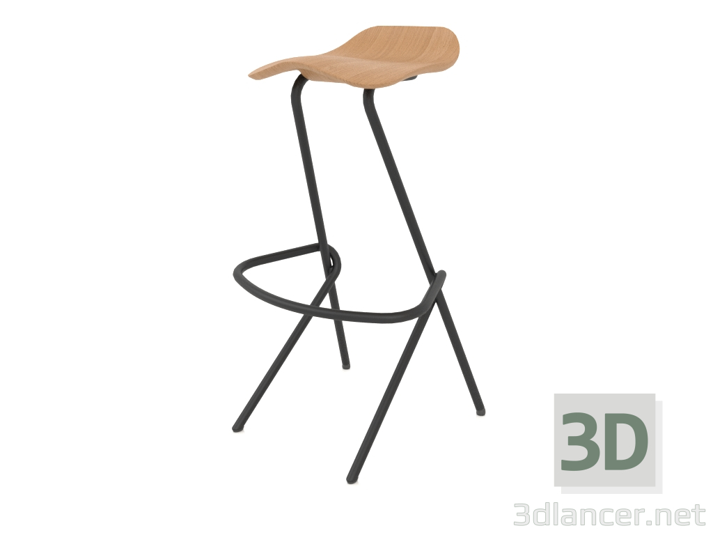 3d model Bar stool h84 - preview