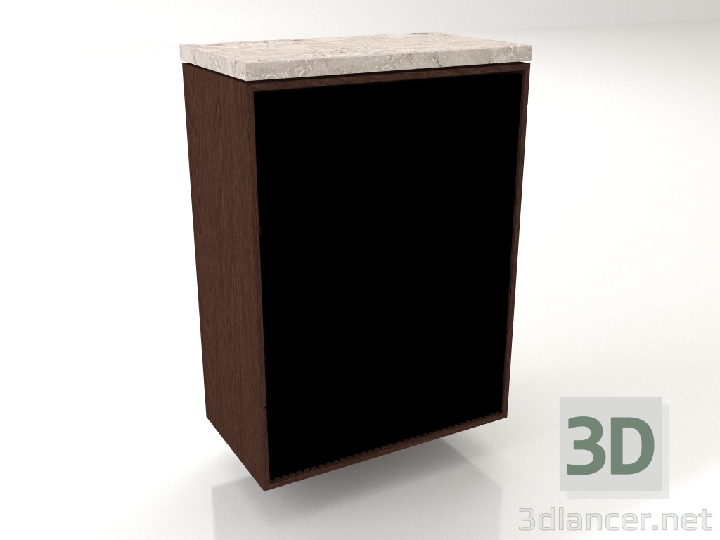 3d model Cabinet (narrow) 60 cm (option 3) - preview