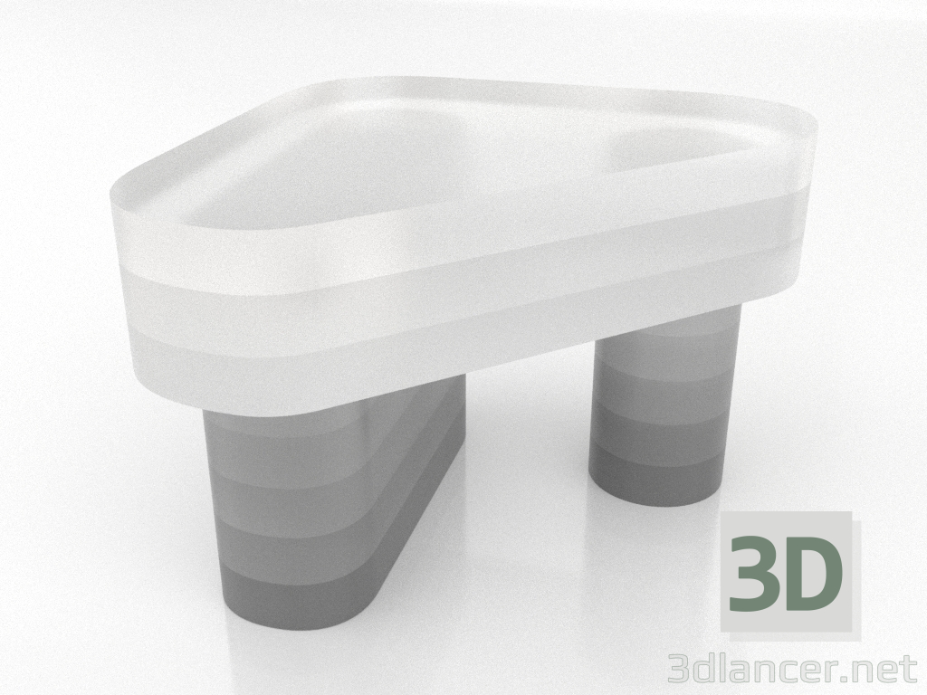 modèle 3D Table basse GLASS CANDY (noir-blanc) - preview modèle 3D Table basse GLASS CANDY (noir-blanc) - preview