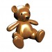 3D Modell Spielzeug Teddy Gold - Vorschau